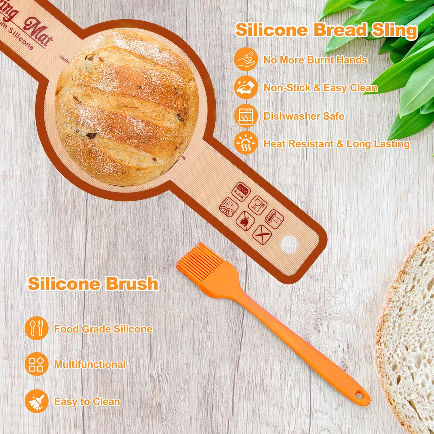 Sourdough Starter Kit, Sourdough Bread Baking Supplies, 9Banneton Bread Proofing Basket With Glass Sour Dough Starter Jar, Breads Scoring Tool,Breads Making Tools Gifts For Bakers Women Wife Mom