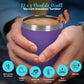Modern Elegance Tea Gift Set, Includes 15 Teas, Stainless Steel Tumbler, Honey Straws, Tea Spoon Squeezer, Squirrel Tea Bag Hold