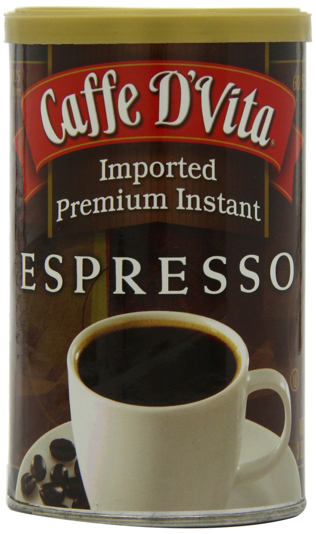Caffe D Vita, Coffee Inst Espresso, 3 Oz, (Pack Of 6)