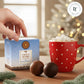 elegant  Hot Chocolate  s  4 Pack Hot Cocoa Balls Holiday Christmas Gift Set with Peppermint  Caramel  Dark and Milk Chocolate Flavors  Individually Wrapped Gourmet Cocoa Balls