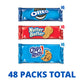 Nabisco Cookies Variety Pack, OREO, Nutter Butter, CHIPS AHOY!, 48 Snack Packs (4 Cookies Per Pack, 4 Boxes)