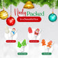 40 Pack Christmas Lollipops - Individually Wrapped Holiday Themed Lollipops - Santa, Tree Snowman, Gingerbread, Designs & Delicious Flavor -Bulk Christmas Candy Use For Stocking Stuffers, Party Favor, Classroom & Office  , Candy Jar Fillers
