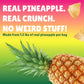 BranchOut Pineapple Chips, No Sugar Added, Real Dried Pineapple Chunks, GentleDry, Better than Freeze Dried Pineapple, Healthy V