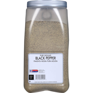 McCormick Culinary Pure Ground Black Pepper, 5 lb Container, Ideal for Chefs and Shaker Refills