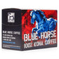 Blue Horse 100% Kona Coffee Pods, Medium Roast, 20ct Single Serve, Compatible with K Cups 2.0, Farm Fresh, Authentic Arabica Bea