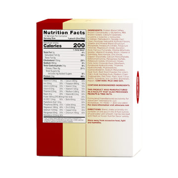 AdvoCare Meal Replacement Shake Mix, Whey Protein & Fiber, Berry Flavor, 2.08 oz (Pack of 14)