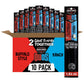 Jack Link s DUOs Chicken Jerky Meat Snack Sticks with 13g Protein - Frank s RedHot Buffalo Style With Creamy Ranch  Made with 100% Chicken  Two Flavors in One Package  1.84oz (10 Pack of 2 Sticks)