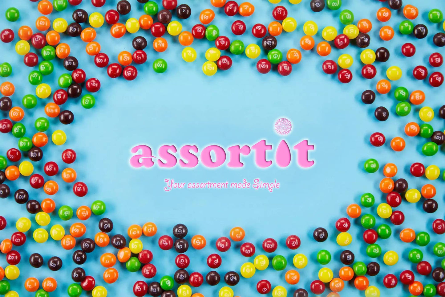 ASSORTIT X Skittles Collab Wild Berry Flavor Candy Coated Fruit Chew Fun Size 1 Lbs Individually Wrapped Bulk Purple Party Assortment 25+ Bite Size Mini Packs In Resealable Bag (16 Oz)