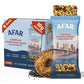 Afar Savory Protein Bars – Low Sugar, High Protein, Vegan, Gluten Free – 8 Count, American Everything Bagel Flavor, Brown