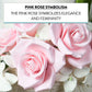 Global Sugar Art Peace Rose Sugar Cake Flowers, Pink 3 Inch Wired, 3 Count By Chef Alan Tetreault