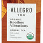 Allegro Tea Organic Rooibos Vibrations Tea Bags, 20 Count, Pack of 1