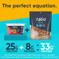 Ratio Yogurt Protein Cultured Dairy Snack, Strawberry, 25g Protein, 5.3 OZ