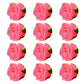 Confect Hot Pink Edible Roses - 12 Pack For Cake & Cupcake Decorating - Vegan, Gluten-Free Floral Toppers For Desserts, Nut-Free