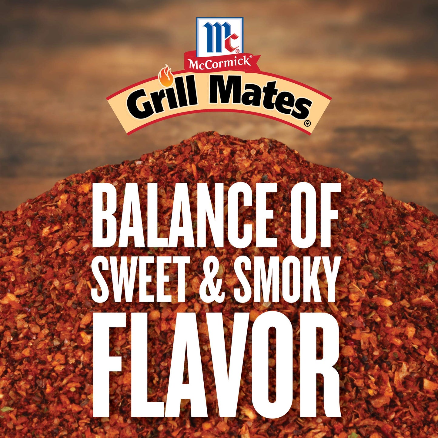 McCormick Grill Mates Mesquite Seasoning - 24 oz Container, Versatile BBQ Spice, Red Color