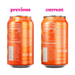 poppi Sparkling Prebiotic Soda with Apple Cider Vinegar, Orange Flavor, 12 Fl Oz, Pack of 12