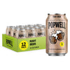 Popwell Root Malt Drink Playter-For-You Prebiotic Soda  With 6G Fiber  1G Sugar  Vitamins And Immunity Support  12 Fl Oz Cans (Pack Of 12)