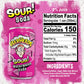 Warheads Sour Fruity Soda - Classic Flavors, 12oz Cans, Pack of 12