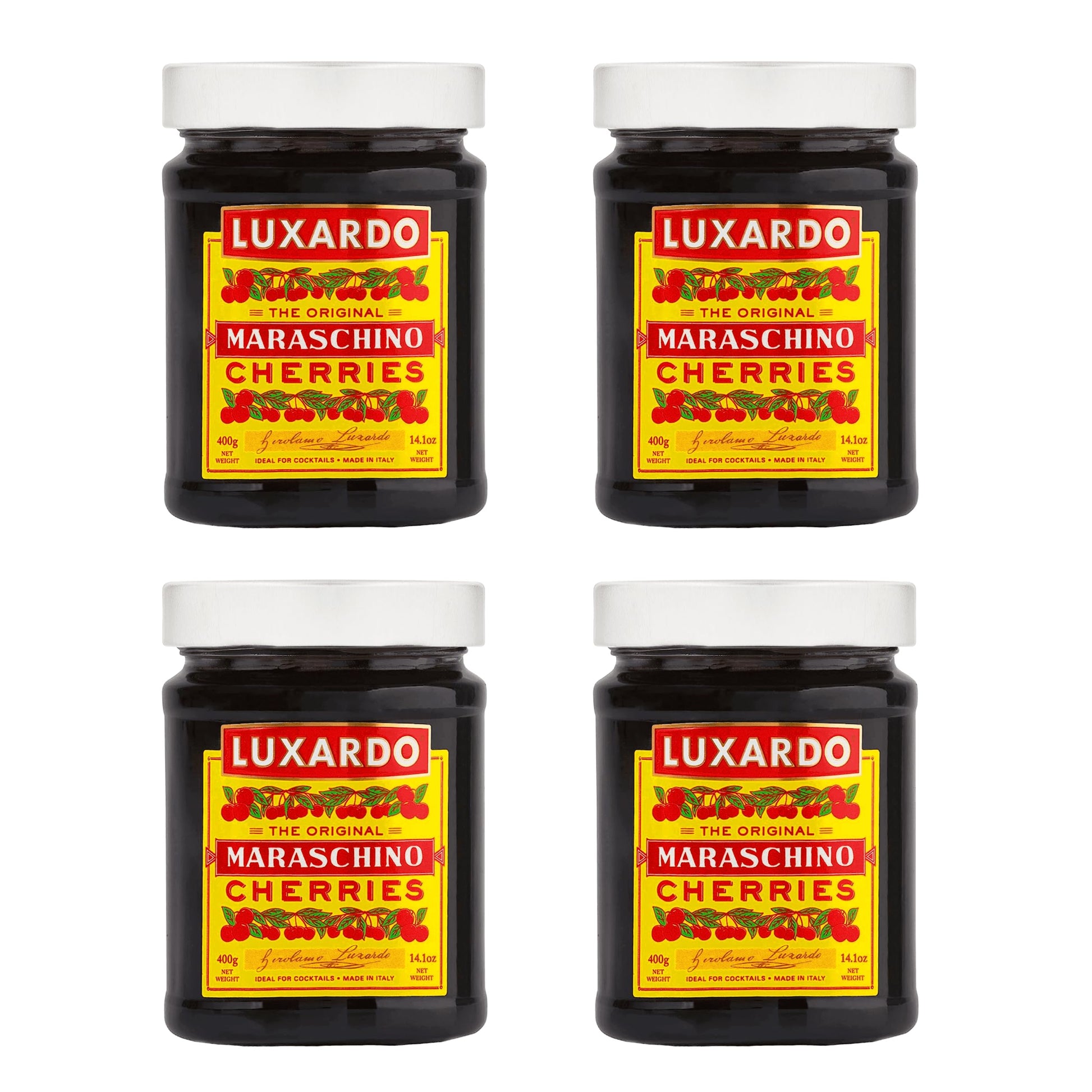 Luxardo The Original Maraschino Cherries | Gourmet Italian Cocktail Maraschino Cherries | for Old Fashioned, Manhattan and Desse