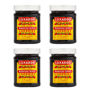 Luxardo The Original Maraschino Cherries | Gourmet Italian Cocktail Maraschino Cherries | for Old Fashioned, Manhattan and Desse