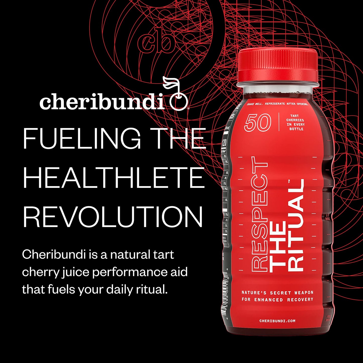 Cheribundi Original Tart Cherry Juice - Pro Athlete Workout Recovery - Fight Inflammation And Support Muscle Recovery - Tart Cherry Juice Lightly Sweetened With Apple Juice - Post Workout Recovery Drinks For Runners, Cyclists And Athletes - 8 Oz, 24 Pack