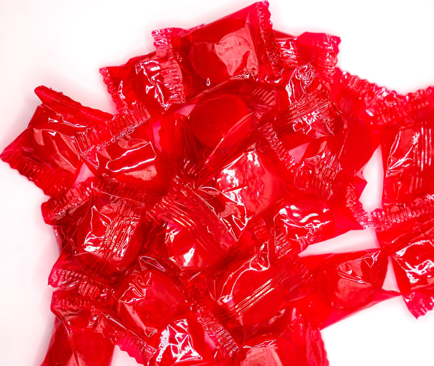 Cinnamon Discs - 1.5 Lbs Of Sweet Spicy Individually Wrapped Fresh Red Cinnamon Candy