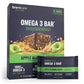 Braincare Omega 3 Fig Bars, Apple Almond Crisp, Gluten-Free, 8 Count, 1,992mg Omega-3 Oil, High-Protein Snack