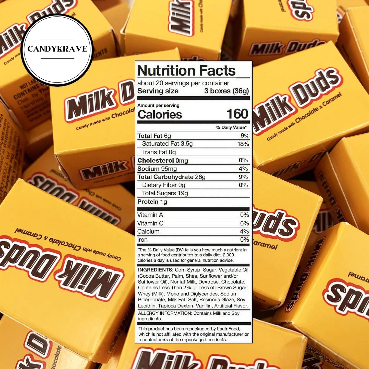 Milk_Duds Chewy Candy - Chocolate & Caramel Candy - Delicious & Sweet Mini  - Classic Bite Sized Candies for Pantry  Parties  Movie Nights  Christmas & Birthdays (1 lbs)