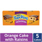 Marinela Napolitano Orange Cake With Raisins, 5 Individual Packs, (2.47 Oz Each), Snack Cakes, 12.35 Oz Box