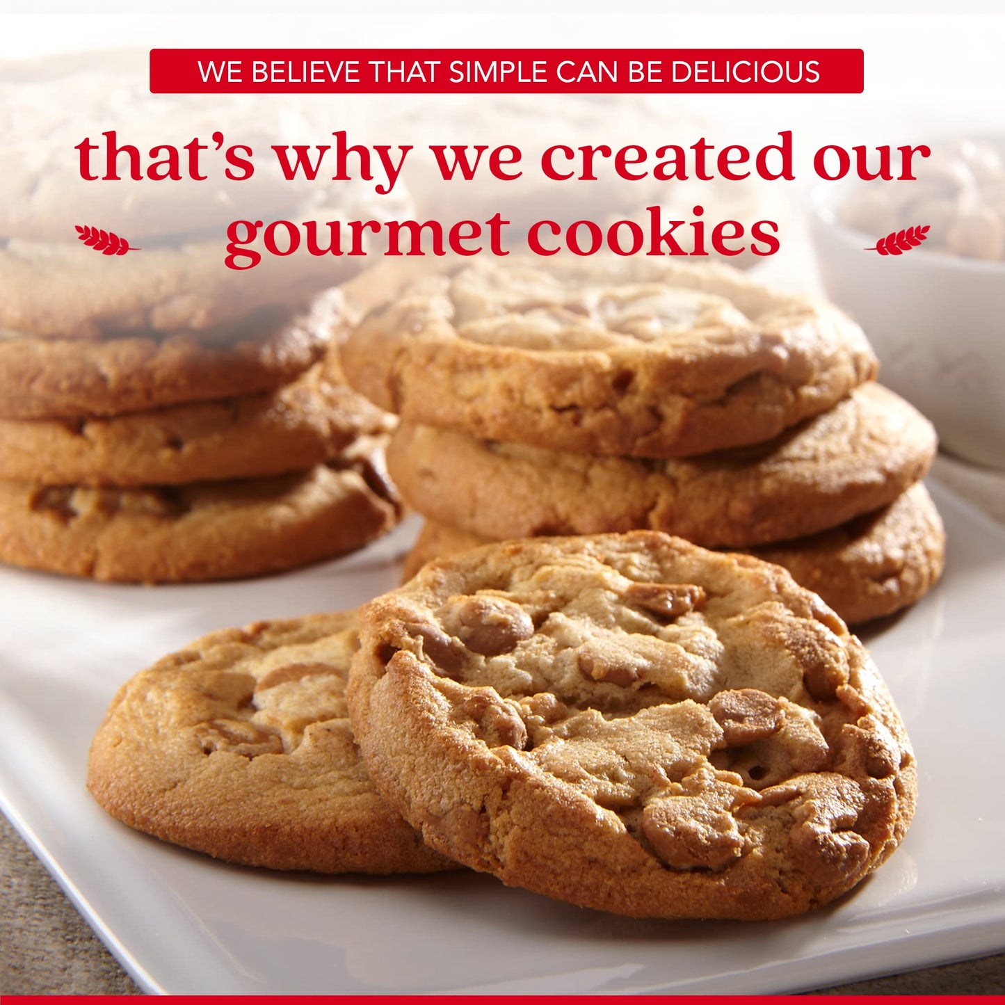 David'S Cookies 2Lbs Peanut Butter Fresh Baked Cookies - Delectable & Premium Ingredients - No Added Preservatives Cookie Gift B