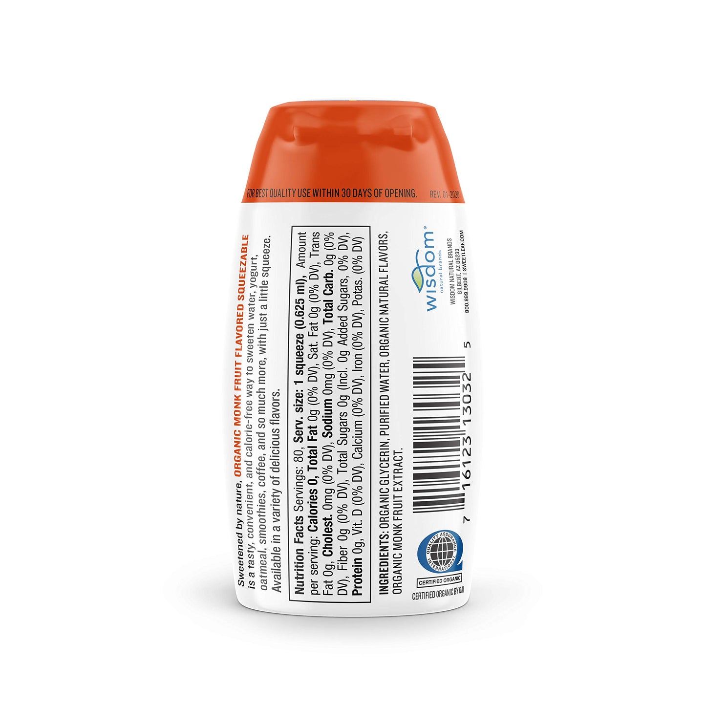 Sweetleaf Caramel Liquid Monk Fruit - Monk Fruit Liquid Sweetener Drops, Organic Monk Fruit Extract, Zero Calorie Sweetener, Sugar Free, Keto Friendly, Erythritol Free - 1.7 Fl Oz