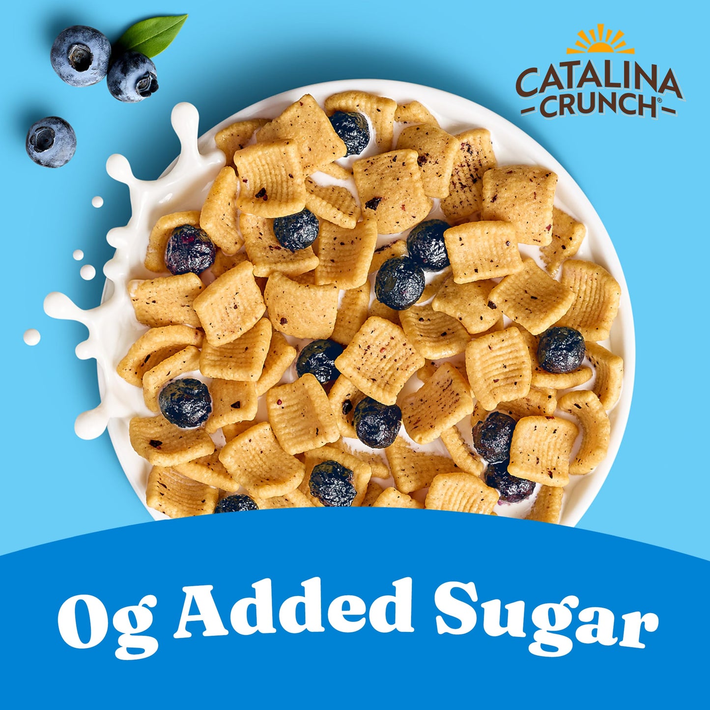 Catalina Crunch Protein Cereal - Breakfast Cereal With 10G Of Protein, No Added Sugar - Gluten Free, Keto Friendly - Blueberry M