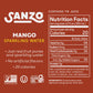 Sanzo Flavored Sparkling Water - Mango (Alphonso), 12-Pack - Carbonated Drink Made With Real Fruit & Sugar-Free - Non-Gmo, Glute