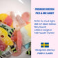 Sour Swedish Candy Chef Mix - Bubs Sour Candy - Chewy and Foamy - Hand Packed in Sweden .5LB