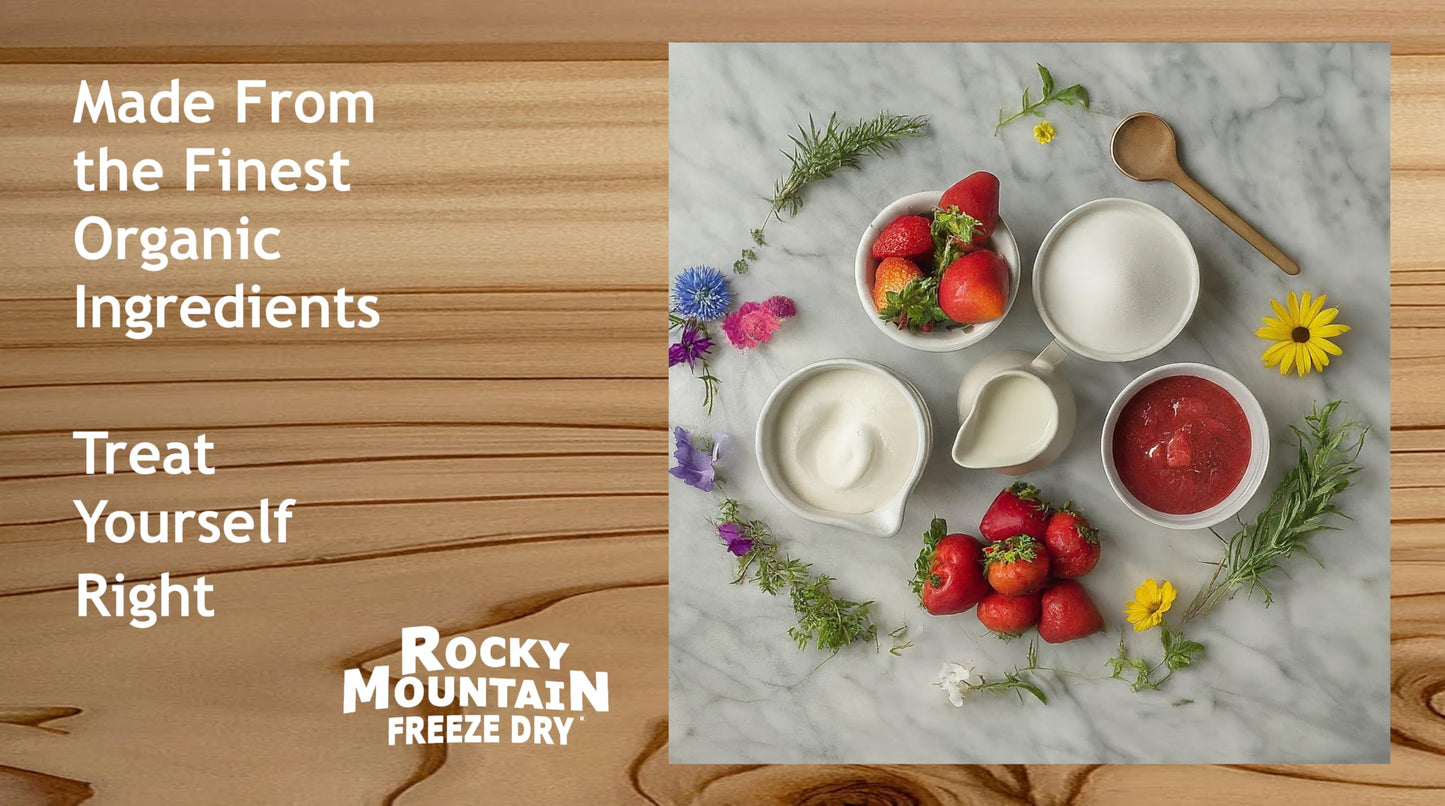 Rocky Mountain Freeze Dry Freeze Dried Strawberry Ice Cream Snack – 1 OZ