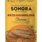 Sonora Churros Mexicanos Keto Friendly Dessert Mix | Churro Mix Kit with Piping Bag and Tip | Low Carb Almond Flour for Baking K