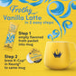 Gevalia Frothy 2-Step Vanilla Latte Espresso K-Cup Coffee Pods & Froth Packets Kit (6 Ct Box)