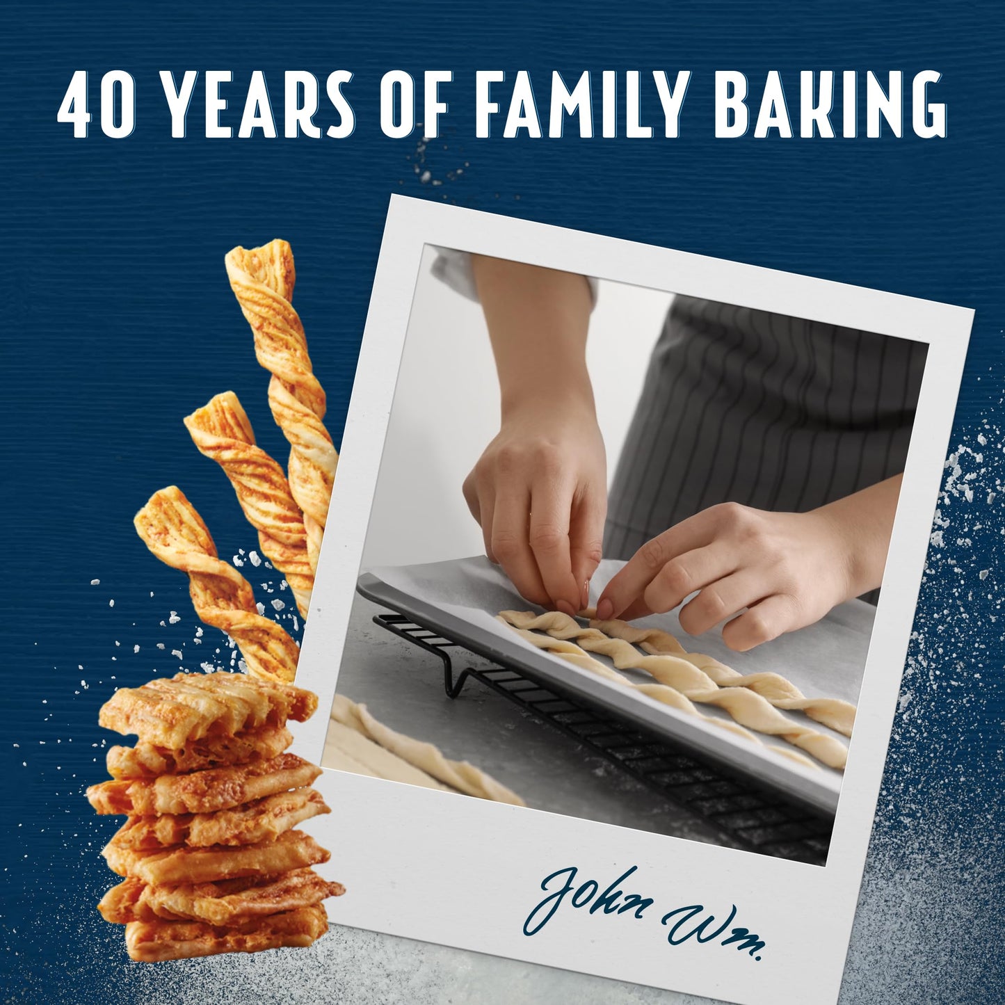 John Wm. Macy's CheeseSticks | Original Cheddar | Twice Baked Sourdough Crackers Made with 100% Real Aged Cheese, Non GMO, Nothi