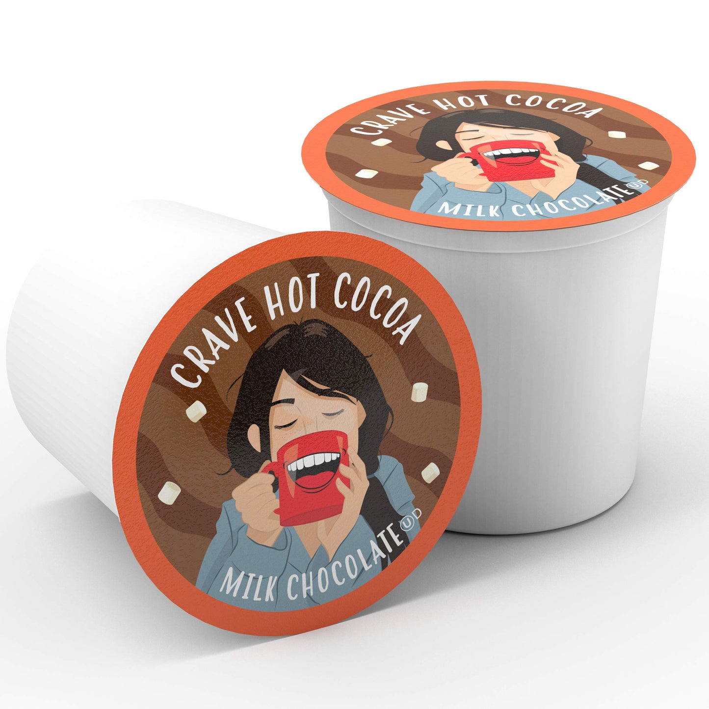 Crave Beverages Hot Chocolate Pods, Compatible with 2.0 K-Cup malt-inspired, Milk Chocolate, 40 Count