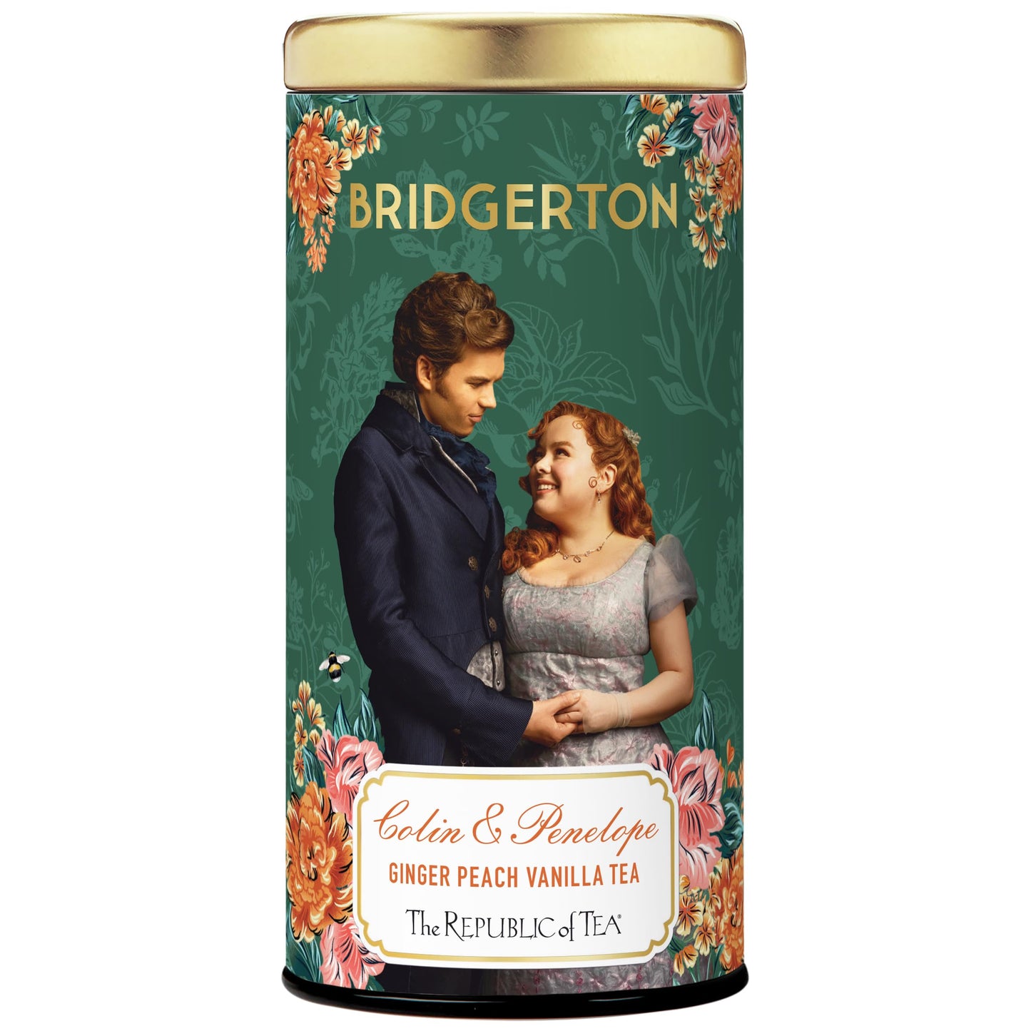 The Republic of Tea Bridgerton Ginger Peach Vanilla Black Tea - 36 Tea Bags
