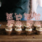24Pcs Rose Gold Happy 65Th Birthday Cupcake Toppers Sixty Five Straight Outta 1960 Cupcake Picks Cheers To 65 Lengend Since 1960
