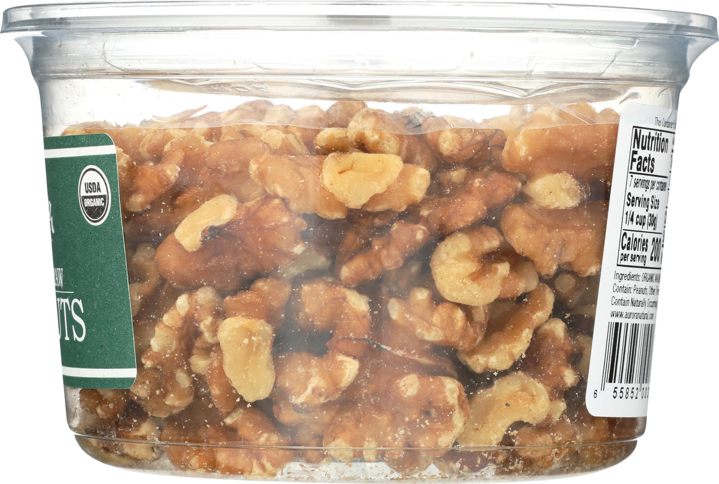 Aurora Natural Products - Organic Raw Walnuts - Case of 12 - 7 oz.(D0102H7PMHG.)