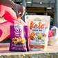 Natures Garden Keto Snack Mix - Probiotic Cheese Balls, Crunchy Keto Snack, Keto Snack Mix, All Natural, Heart Healthy Nuts - 24