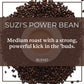 The Bean Organic Coffee Company Suzi'S Power Bean, Dark Roast, Whole Bean Coffee, 16-Ounce Bag