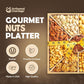 Gourmet Mixed Nuts Gift Basket In Sleek Bamboo Wood Reusable Platter | Xl 2 Lb Platter Includes 9 Assortments Of Enhanced Nuts, Kosher