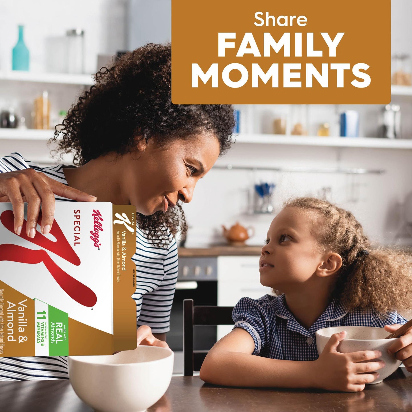 Kellogg'S Special K Breakfast Cereal, Fiber Cereal, Family Breakfast, Vanilla And Almond, 16.1Oz Box (1 Box)