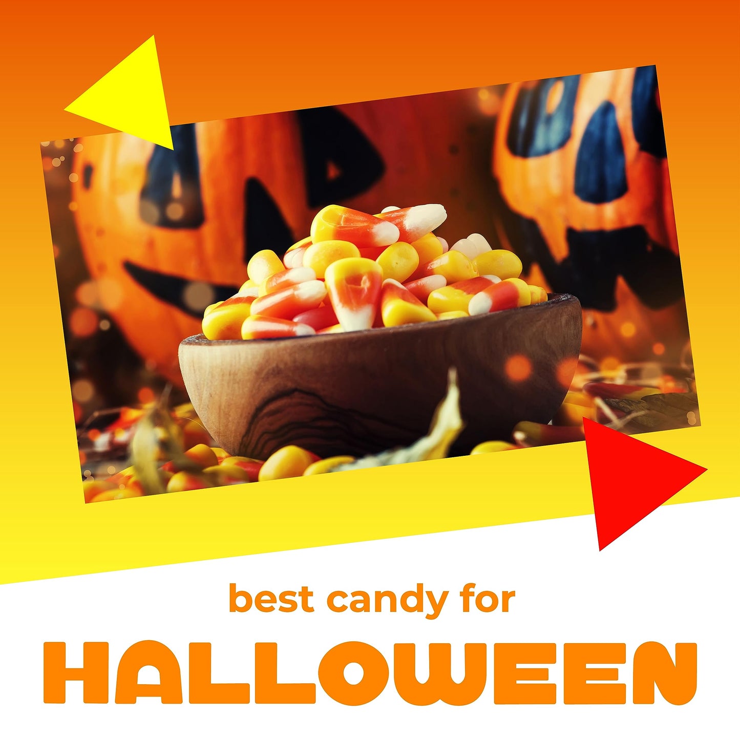 Halloween Candy Corn | 3 Pound Bag | Classic Old Fashioned Sweets | Bulk Mellowcreme Candy for Parties, Baking, Fall Decorations