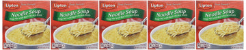 Lipton Soup Secrets Noodle Soup with Real Chicken Broth, 4.5 Ounce (Pack of 5)
