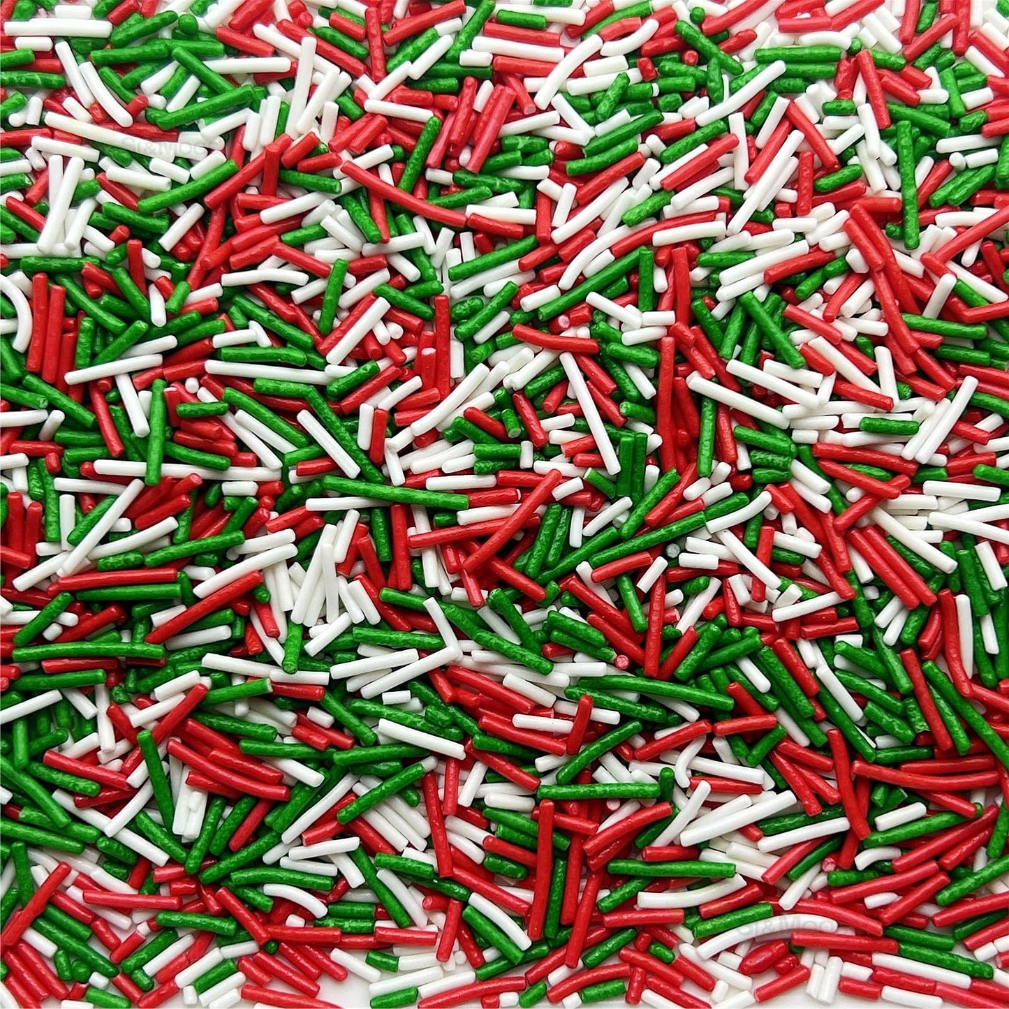 SE Si&Moos Red Green and White Jimmy Sprinkles for Cake Decorating Christmas Cookie Decorations Christmas Jimmy Sprinkles Edible