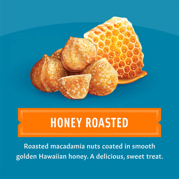 Roasted Macadamia Nuts, Honey Roasted Salted Flavor, .5 Oz Pouches (Pack Of 24)