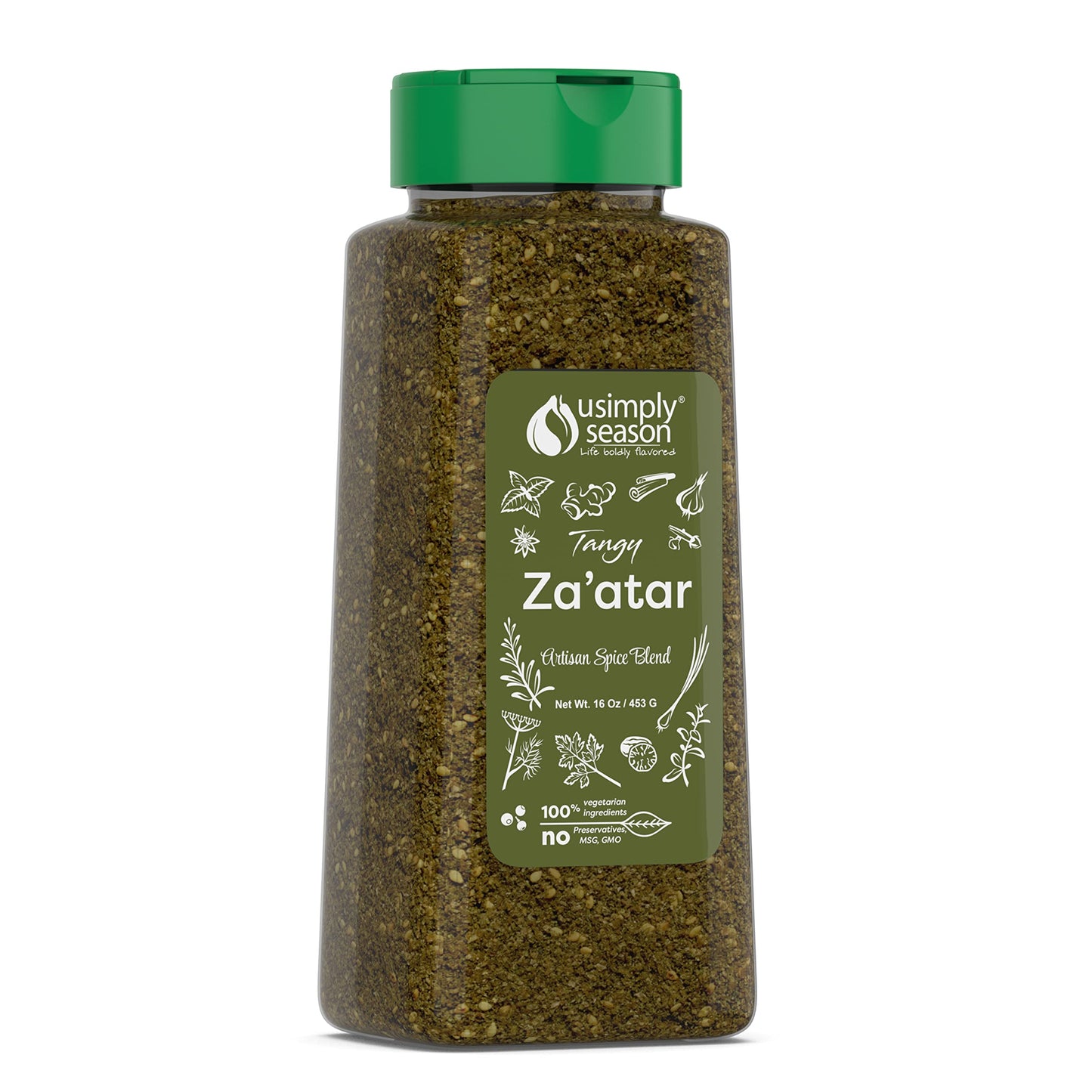 Usimplyseason Zaatar Spice (Tangy Seasoning, 16 Ounce)